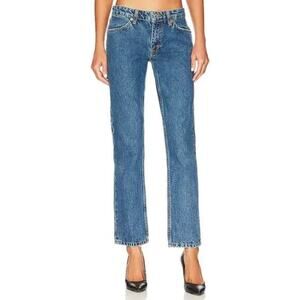 Re/Done NWT 70s Low Rise Straight Organic Cotton Jeans 30
